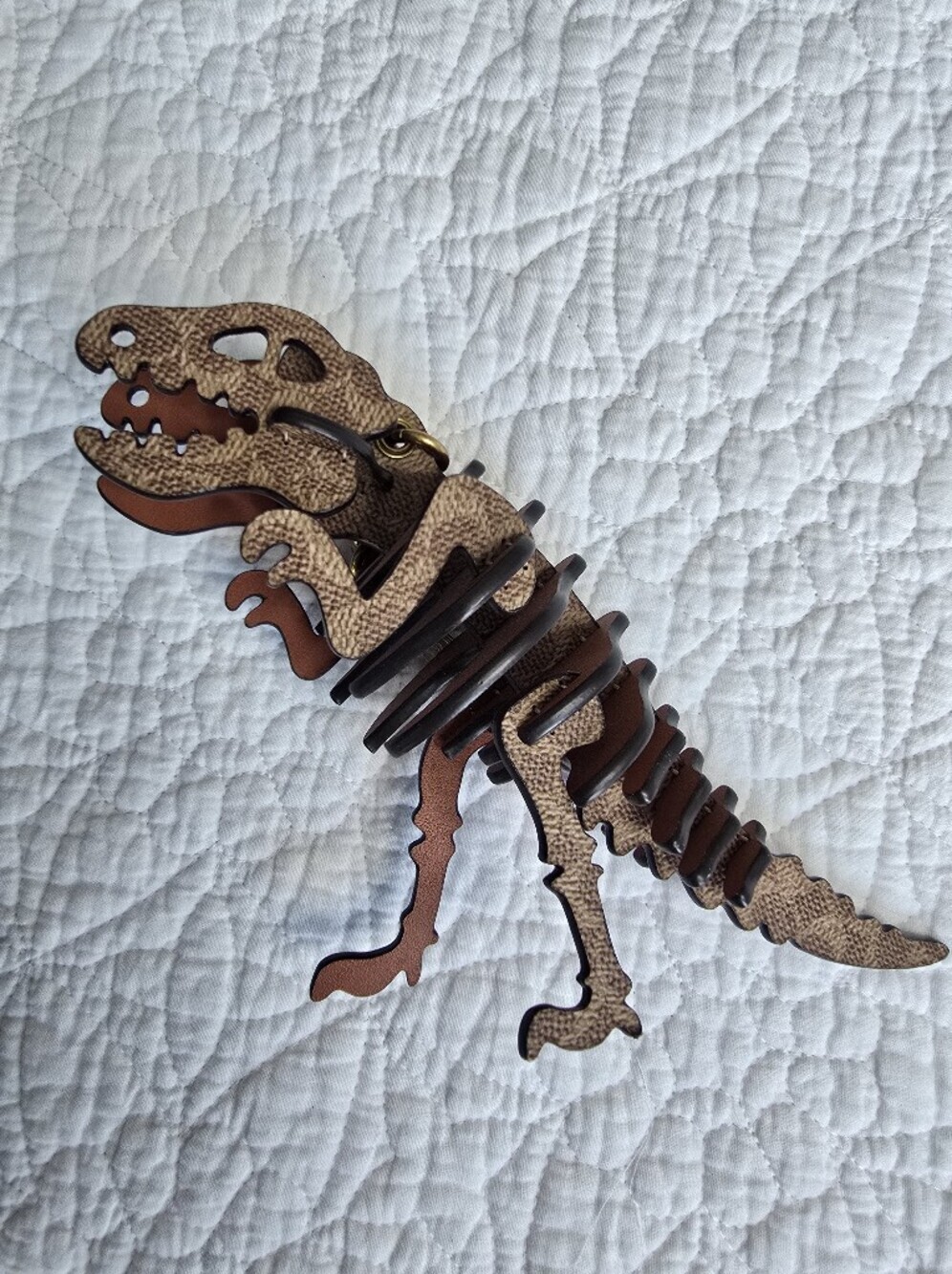 Coach Medium Rexy Skeleton Dinosaur Bag Charm Signature